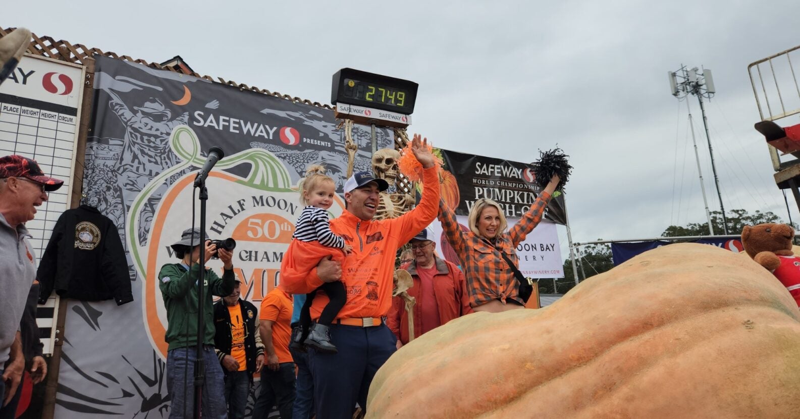 Record Pumpkin Smashes California Championship Weigh Off AGDAILY