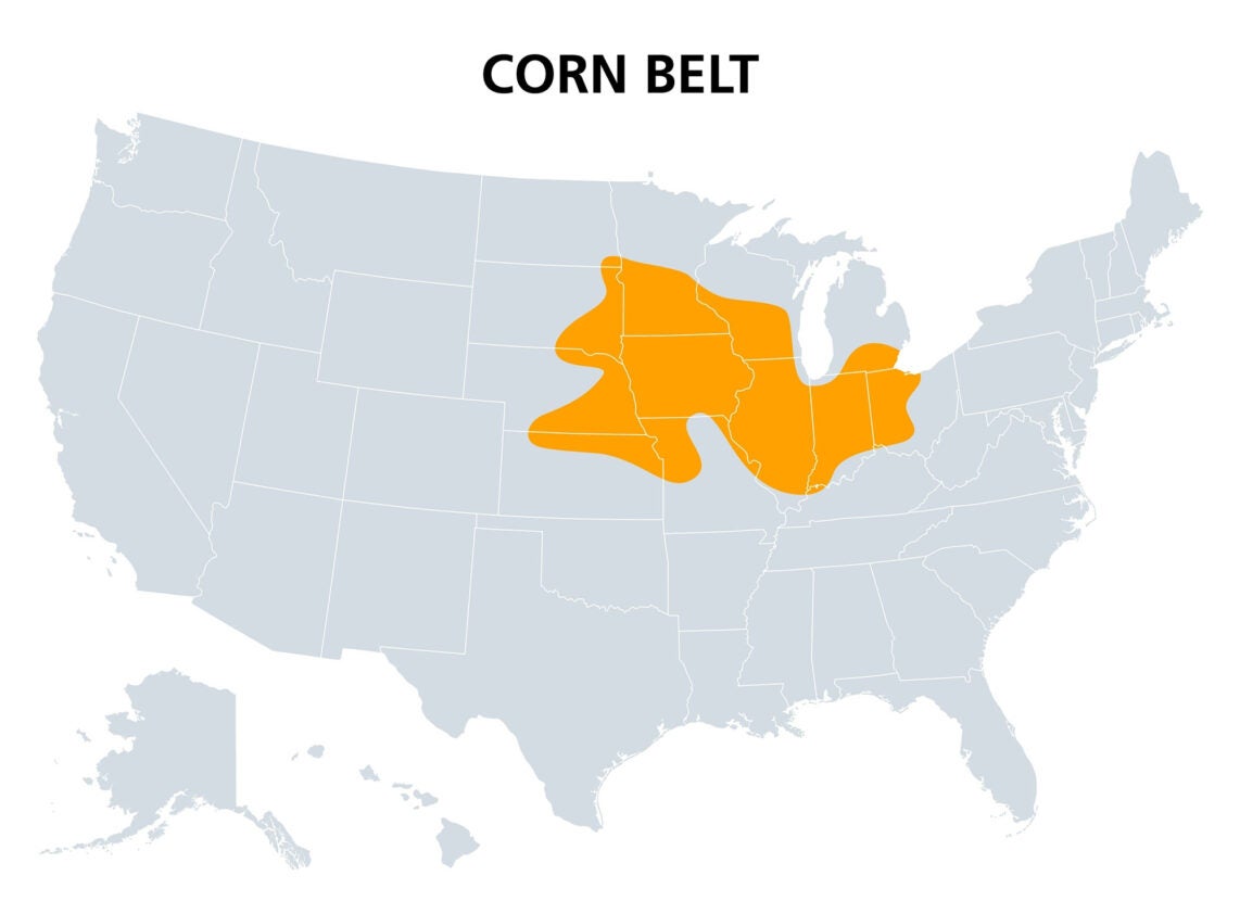 5 major regional agricultural belts in the U.S. AGDAILY