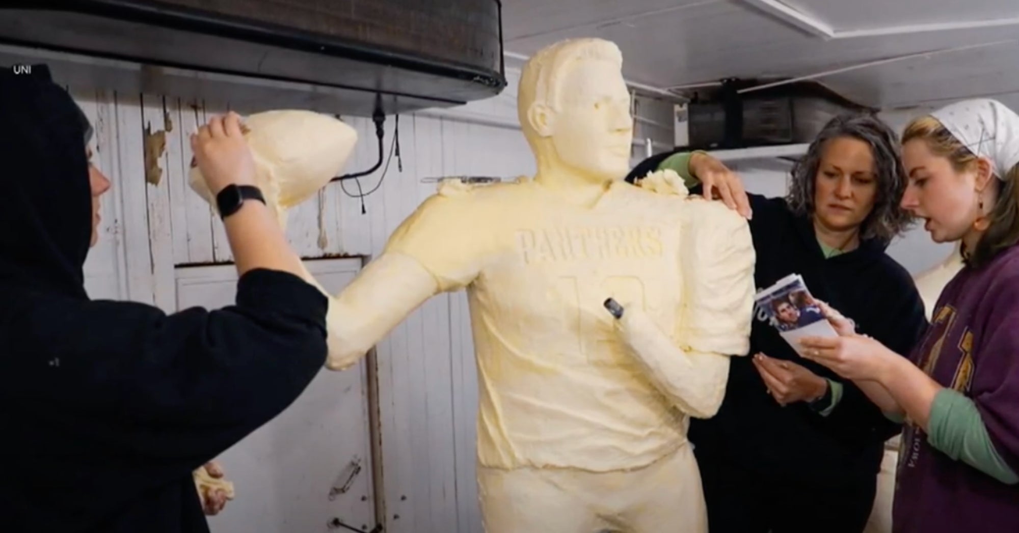 Iowa State Fair butter sculptures feature famous Iowa athletes AGDAILY