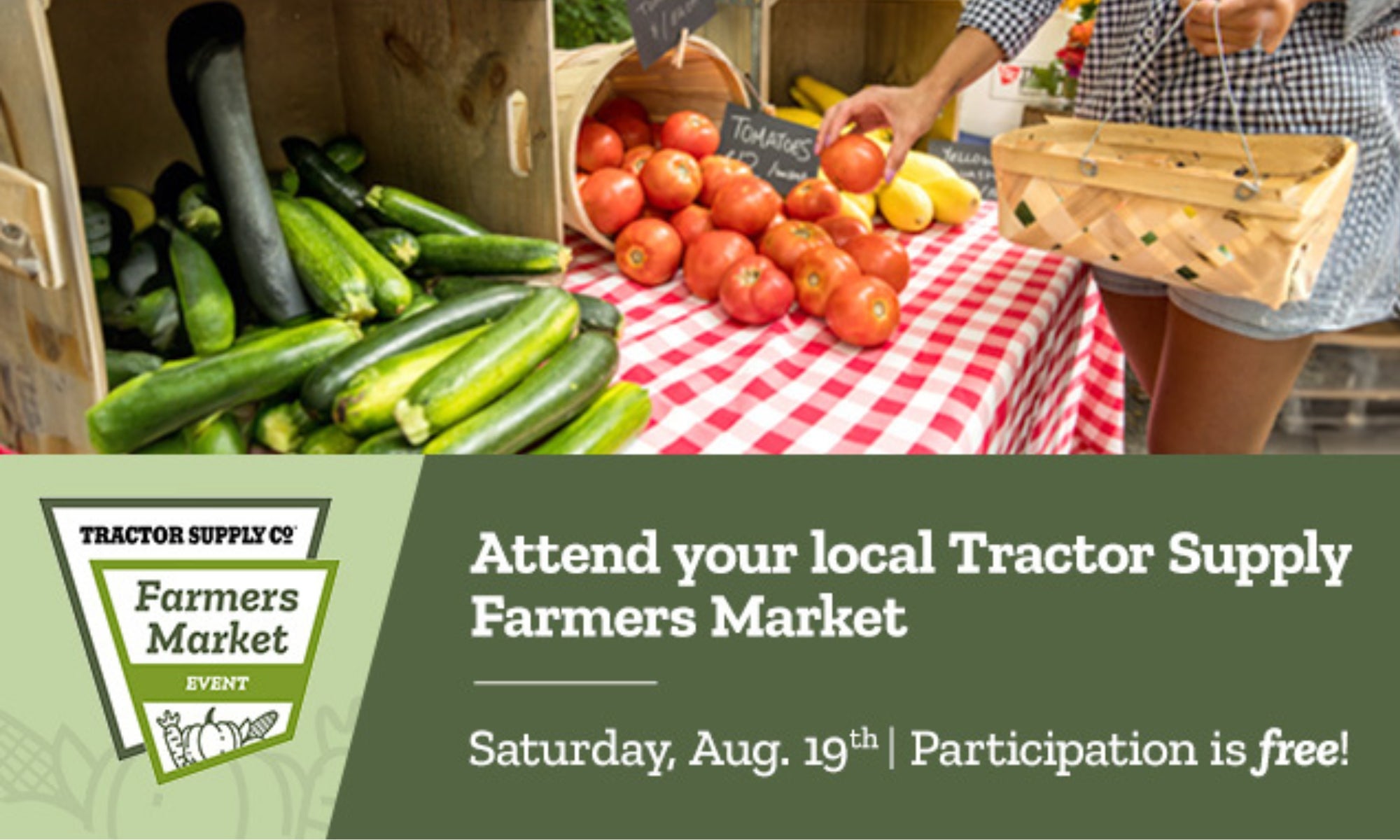 Tractor Supply to host nationwide Farmers Market on Aug. 19 AGDAILY