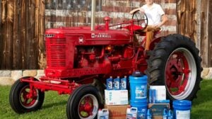 Chevron Tractor Restoration Winner