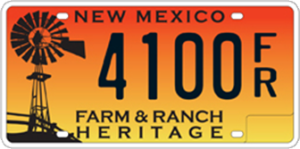 New Mexico License Plate