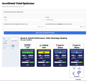 Yield Optimizer Seed Selector