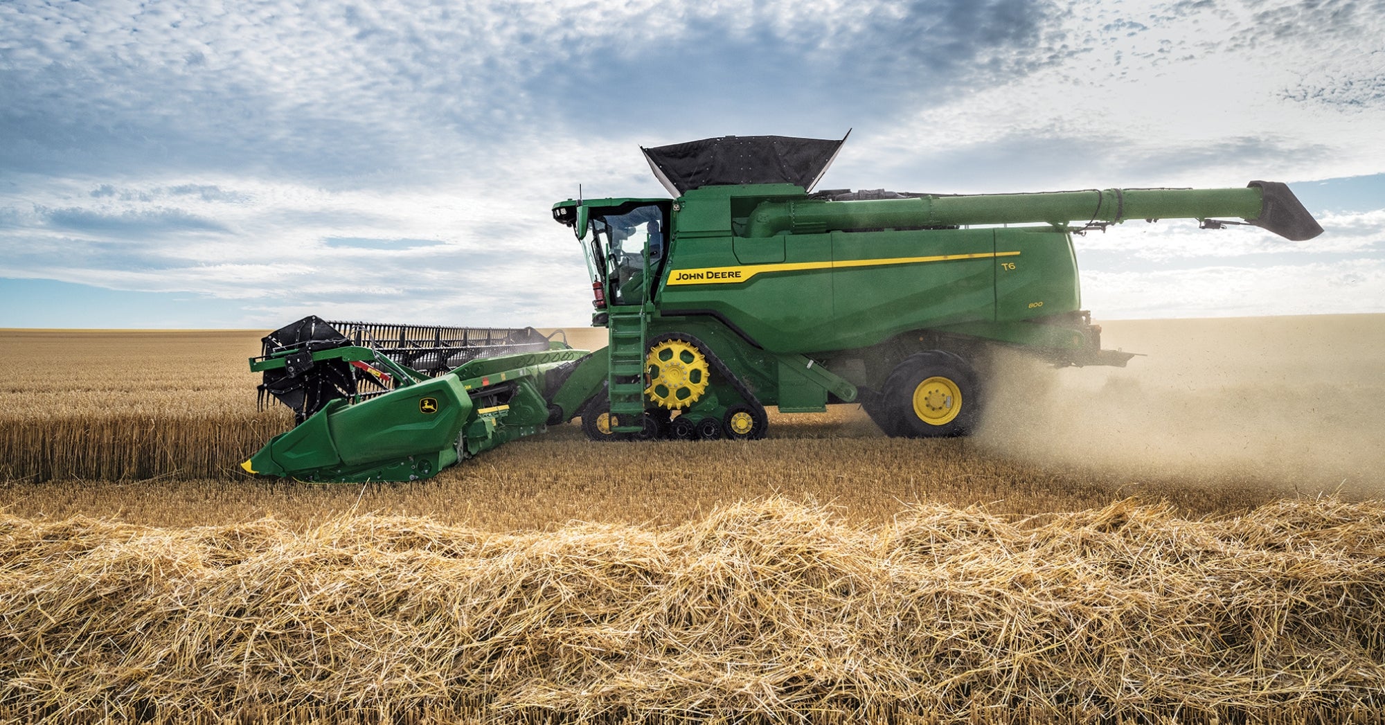 John Deere introduces new T6 800 walker combine | AGDAILY