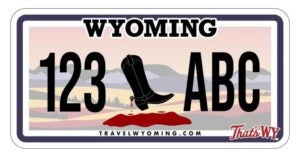 Wyoming PETA Plate