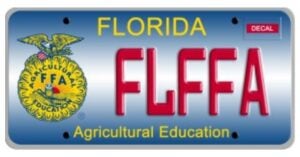 Florida FFA Plate