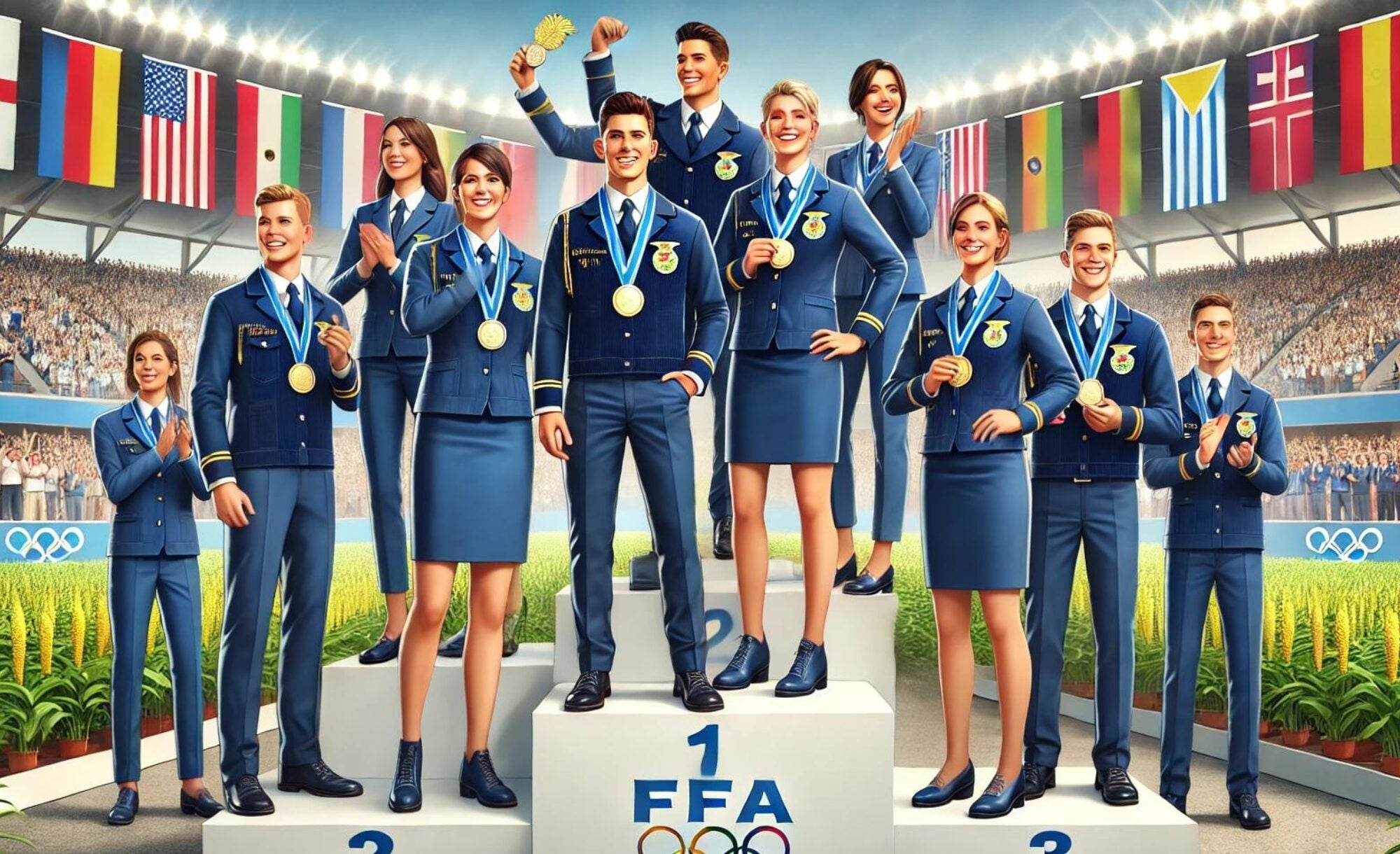 The Olympic sport that best suits each FFA officer position | AGDAILY