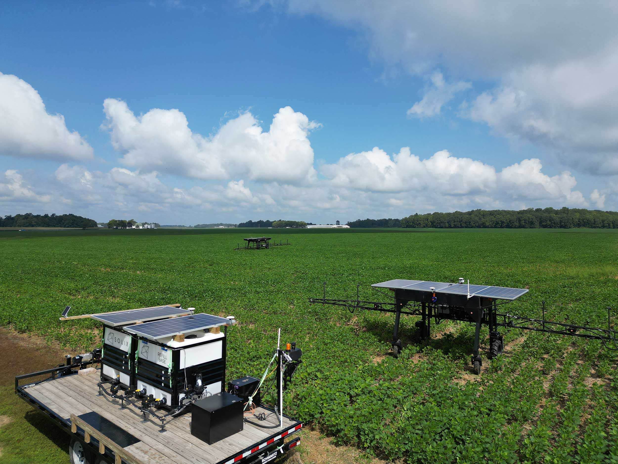 New docking station gives the spray robot more autonomy